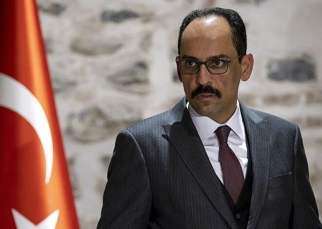 MİT Başkanı İbrahim Kalın’dan Özgür Özel’e sunum